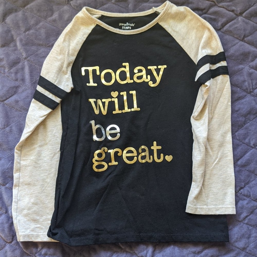 5T Garanimals Black Tee Shirt